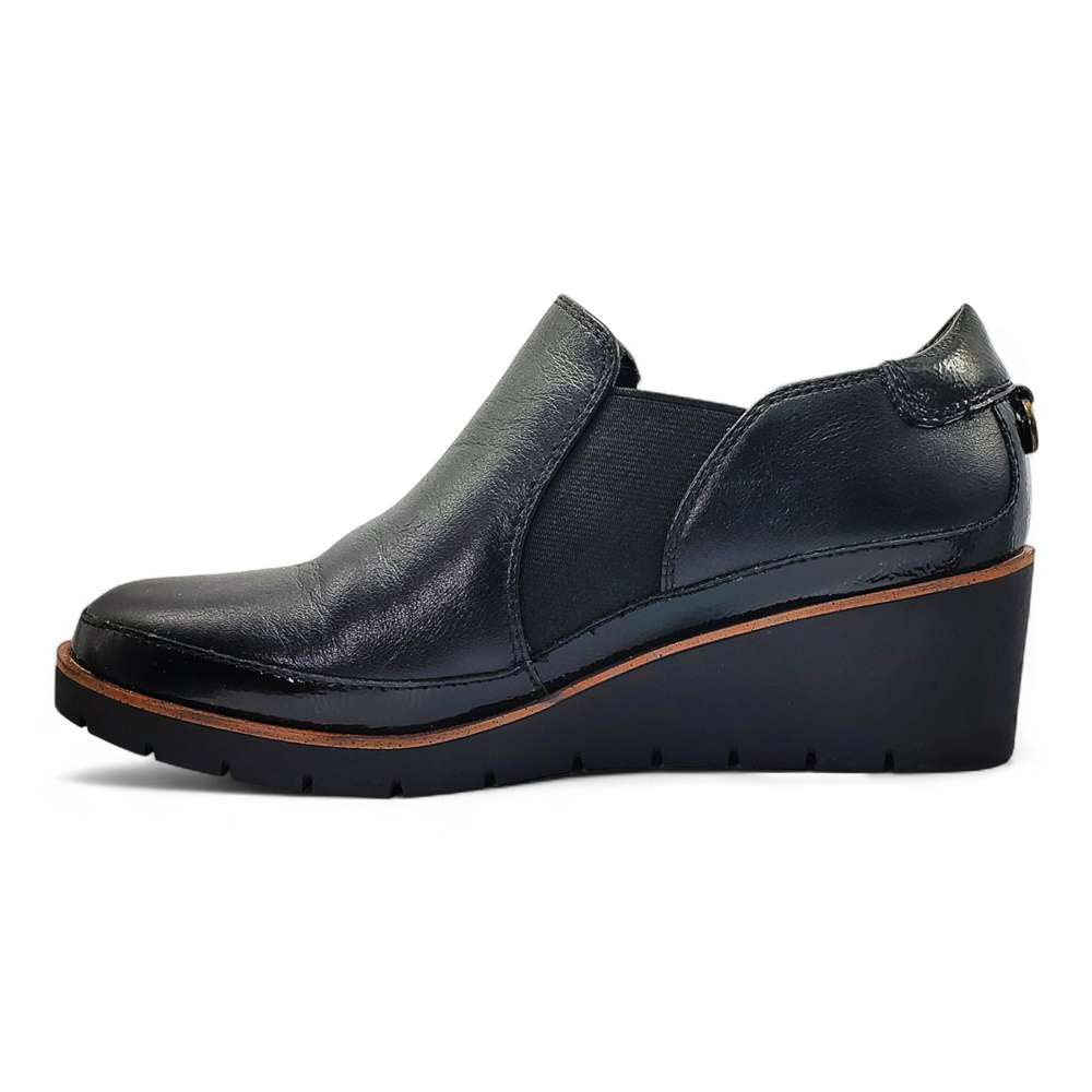 Mykonos Wedge Loafer - Black