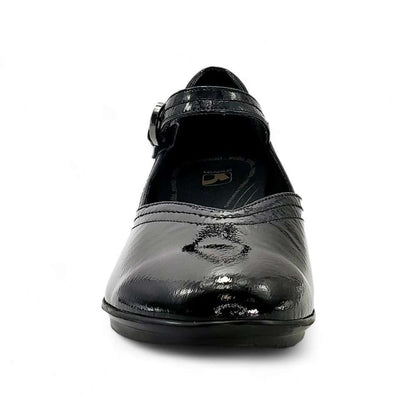 Narita Mary Jane Flats - Black Patent