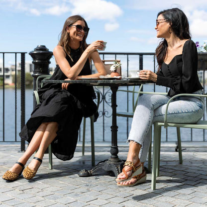 Osaka Mary-Jane - Black/Leopard