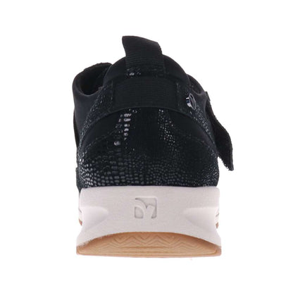 Virginia Adjustable Sneaker - Black Lizard