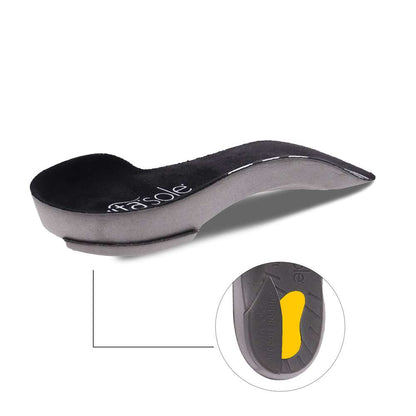 Comfort 3/4 Orthotic Insoles - Black