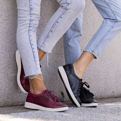 Belinda Casual Sneaker - Soft Gold Laser