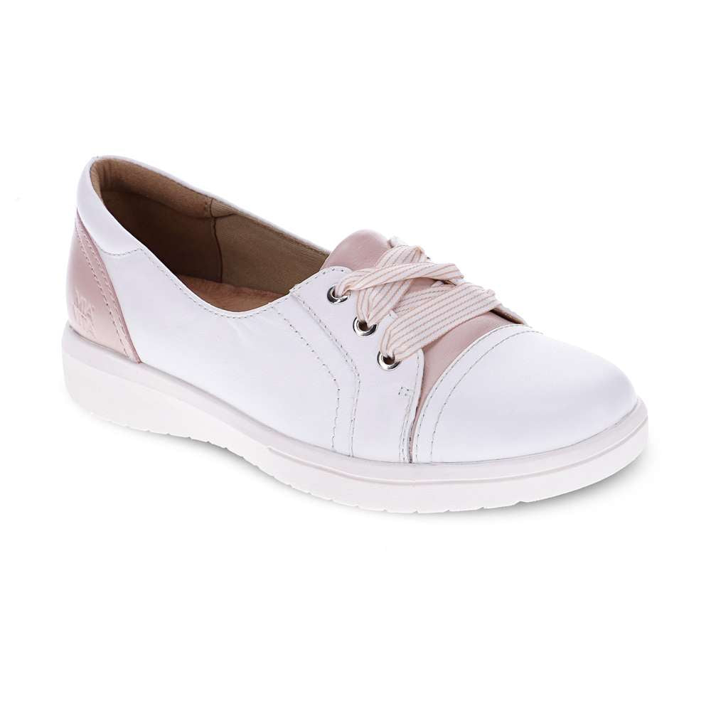 Bridgette Slip-On Sneaker - White/Blush