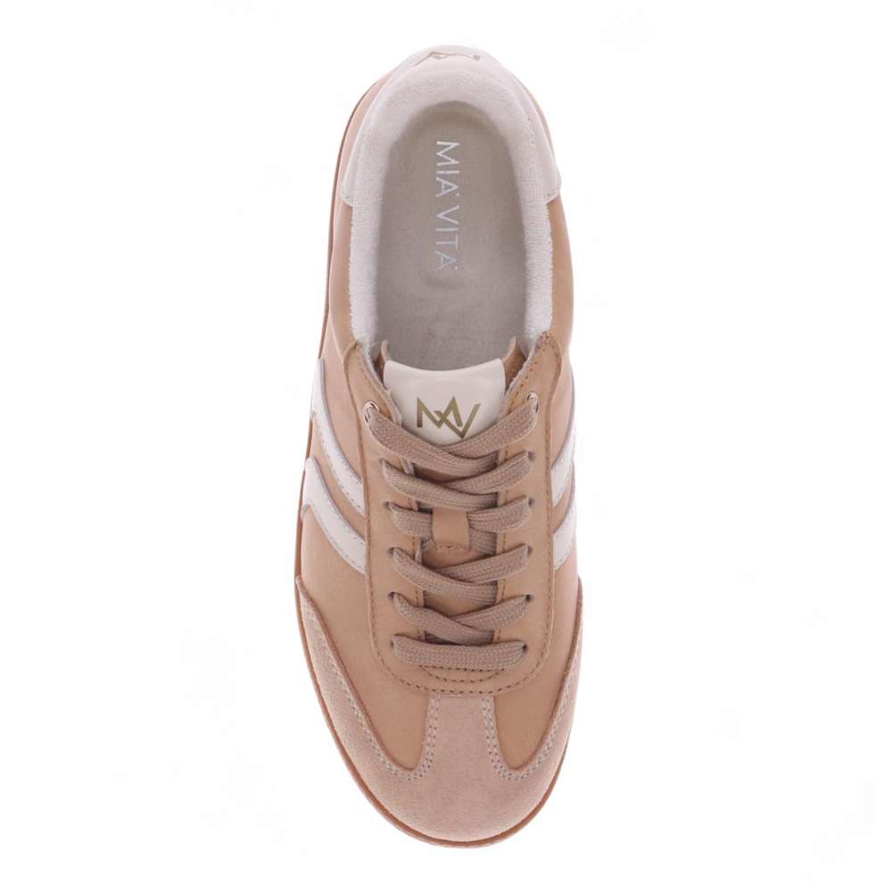 Ramona Lace-Up Casual Sneaker - Fawn/Multi