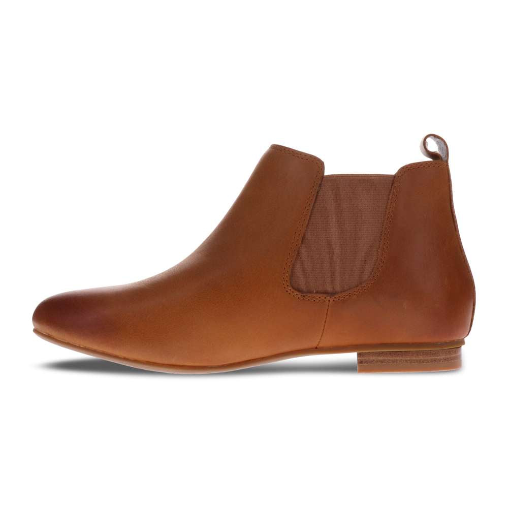 Sally Chelsea Boot - Dark Tan
