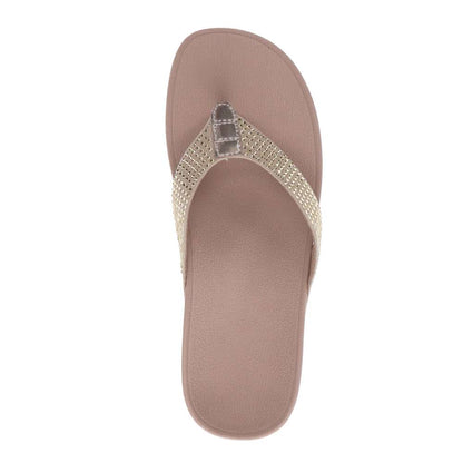 Allora Toe Post Sandal - Champagne