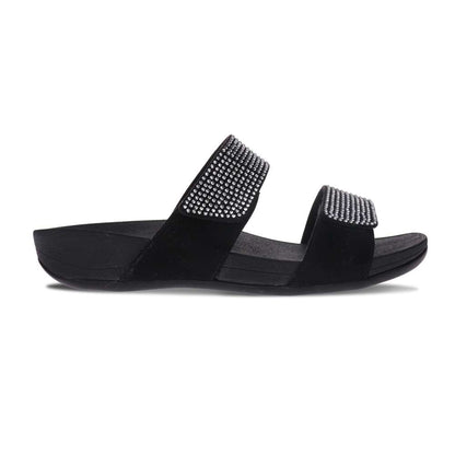 Avoca Slide Sandal - Black