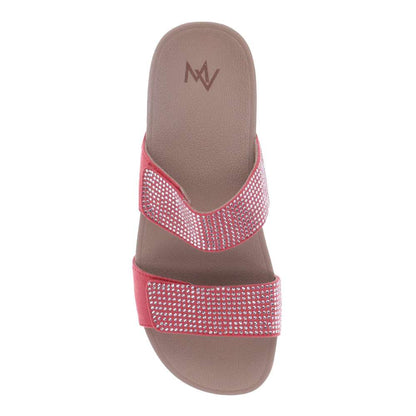 Avoca Slide Sandal - Coral