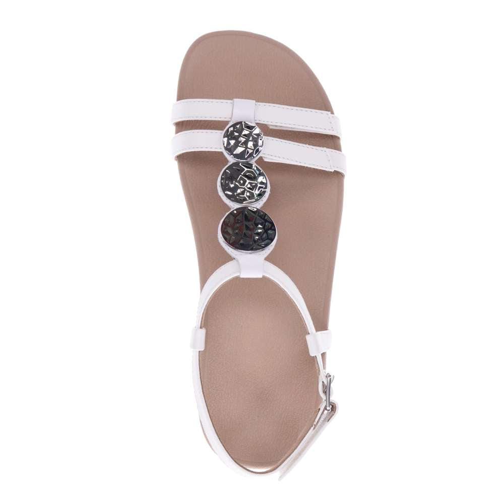 Ayla Adjustable Sandal - White