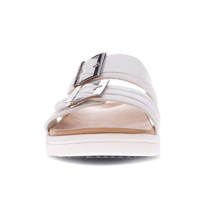 Bowie Slide Sandal - White