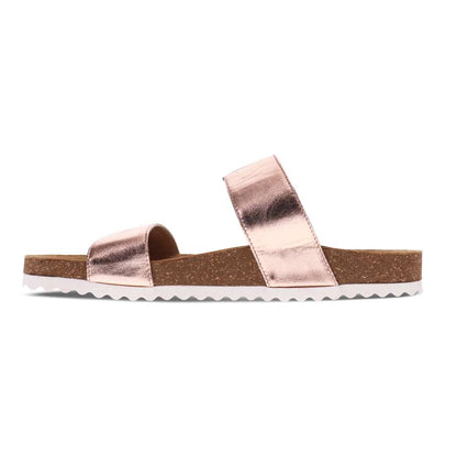 Branch Slide Sandal - Rose Gold