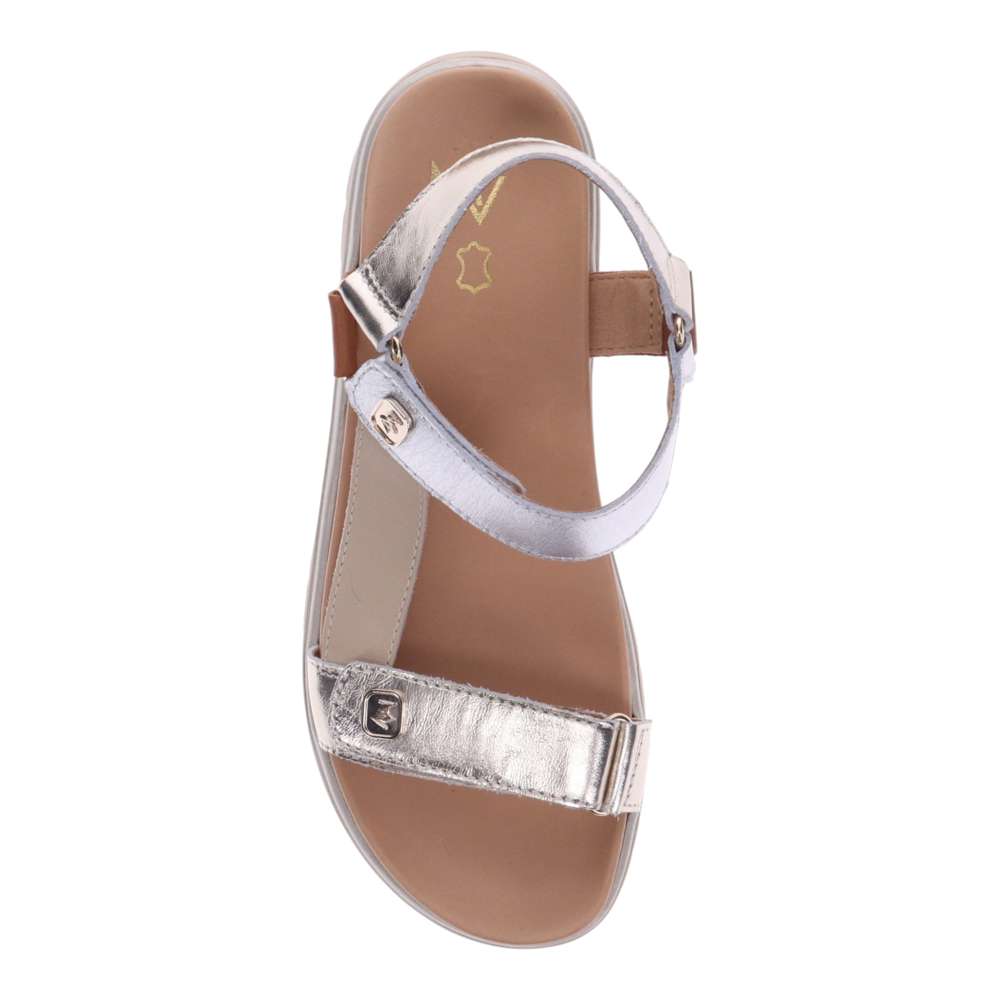 Candice Sandal - Soft Gold/Silver Multi
