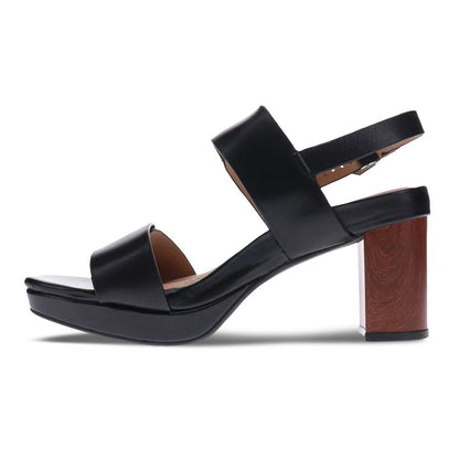 Tara Heeled Sandal - Black