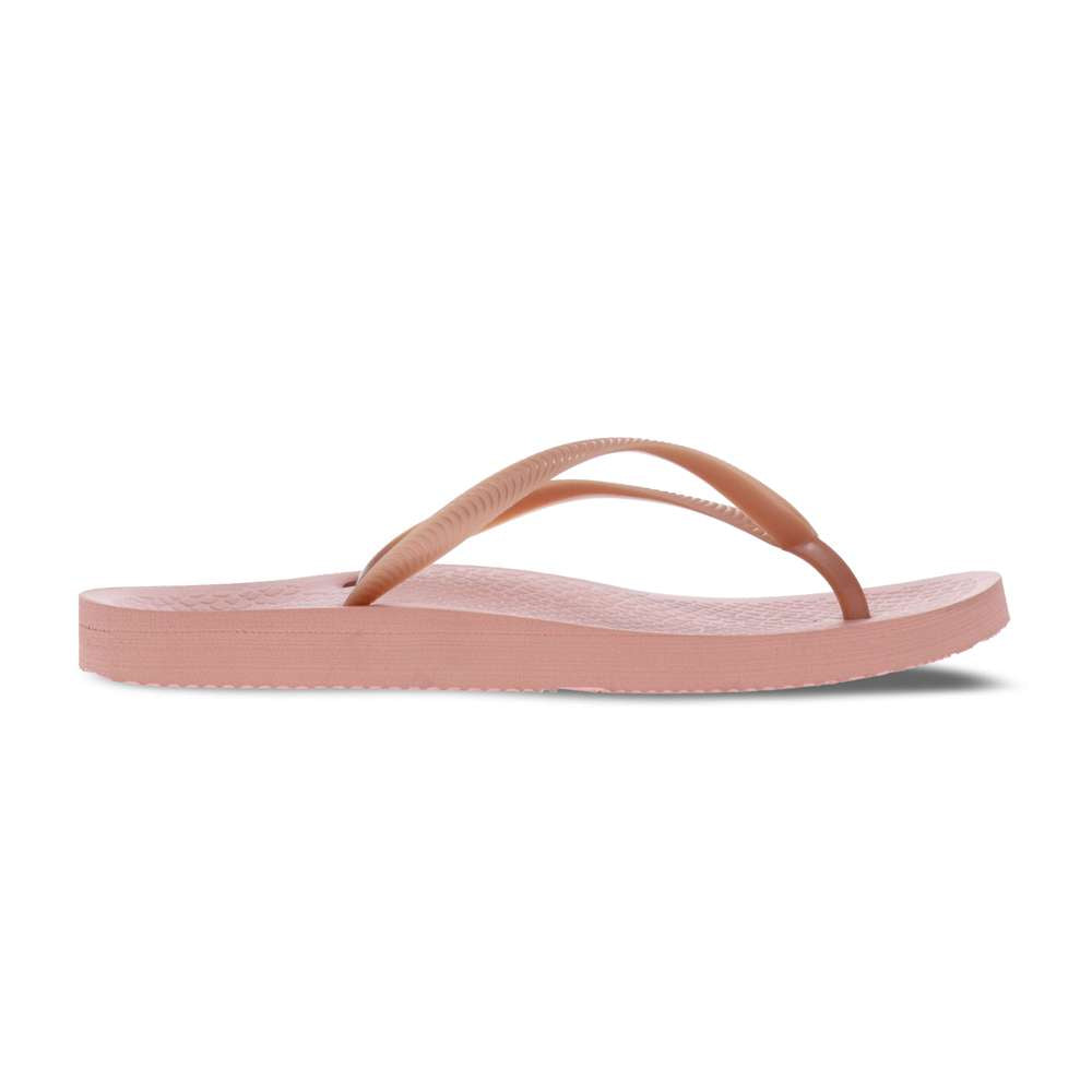 Venice Solid Women's Toe Post Sandal - Rose Gold