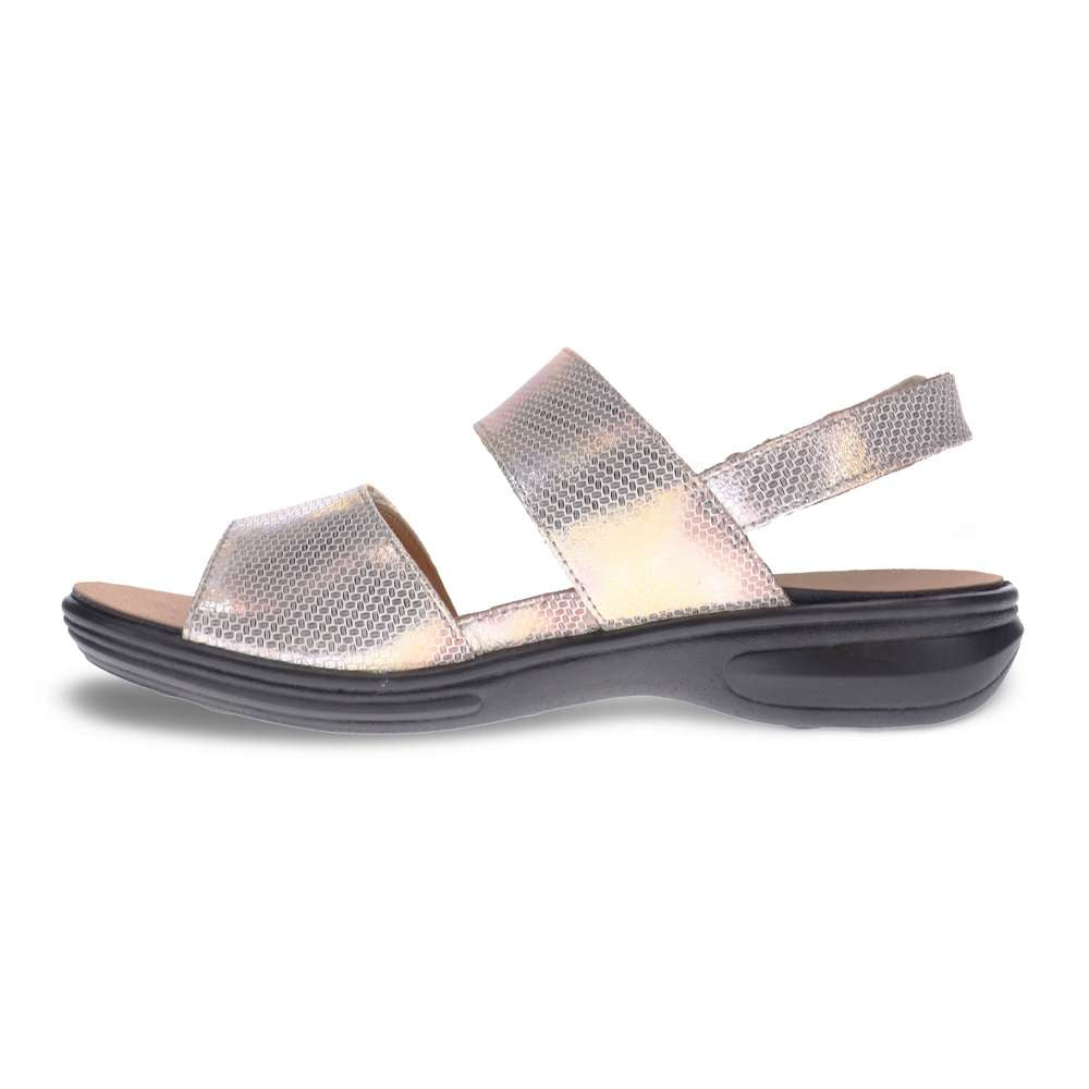 Como Adjustable Sandal - Metallic Interest