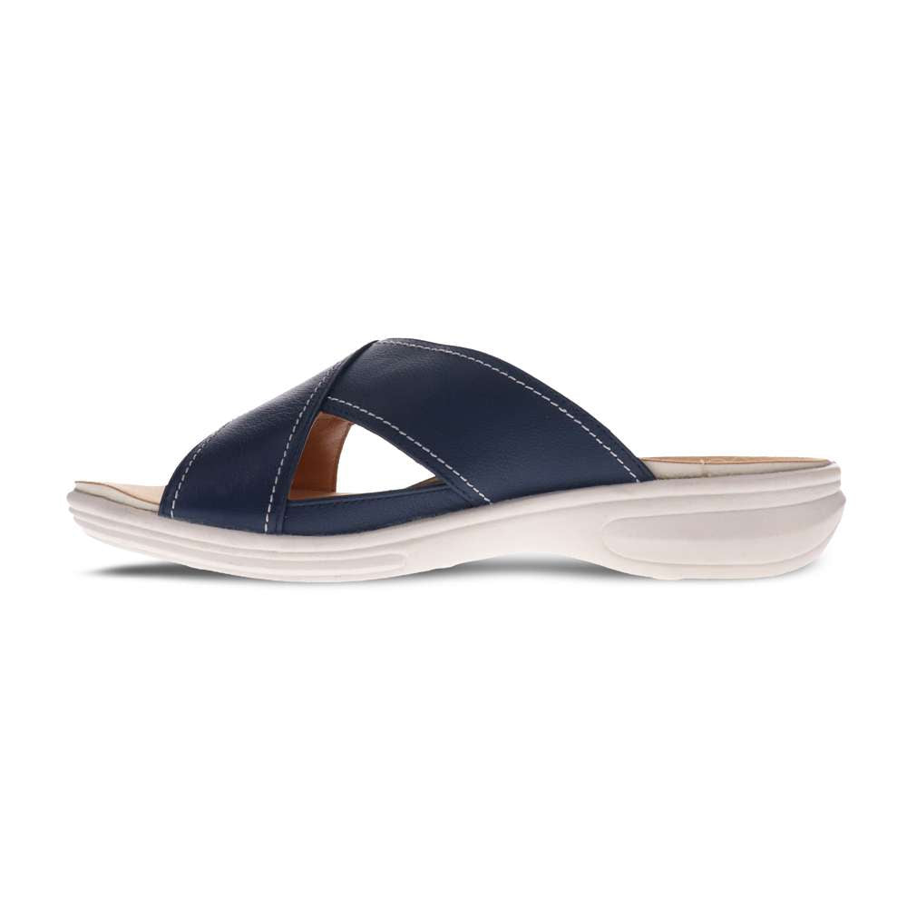 Denia Slide - Blue French