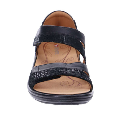Mauritius Sandal - Black French/Lizard