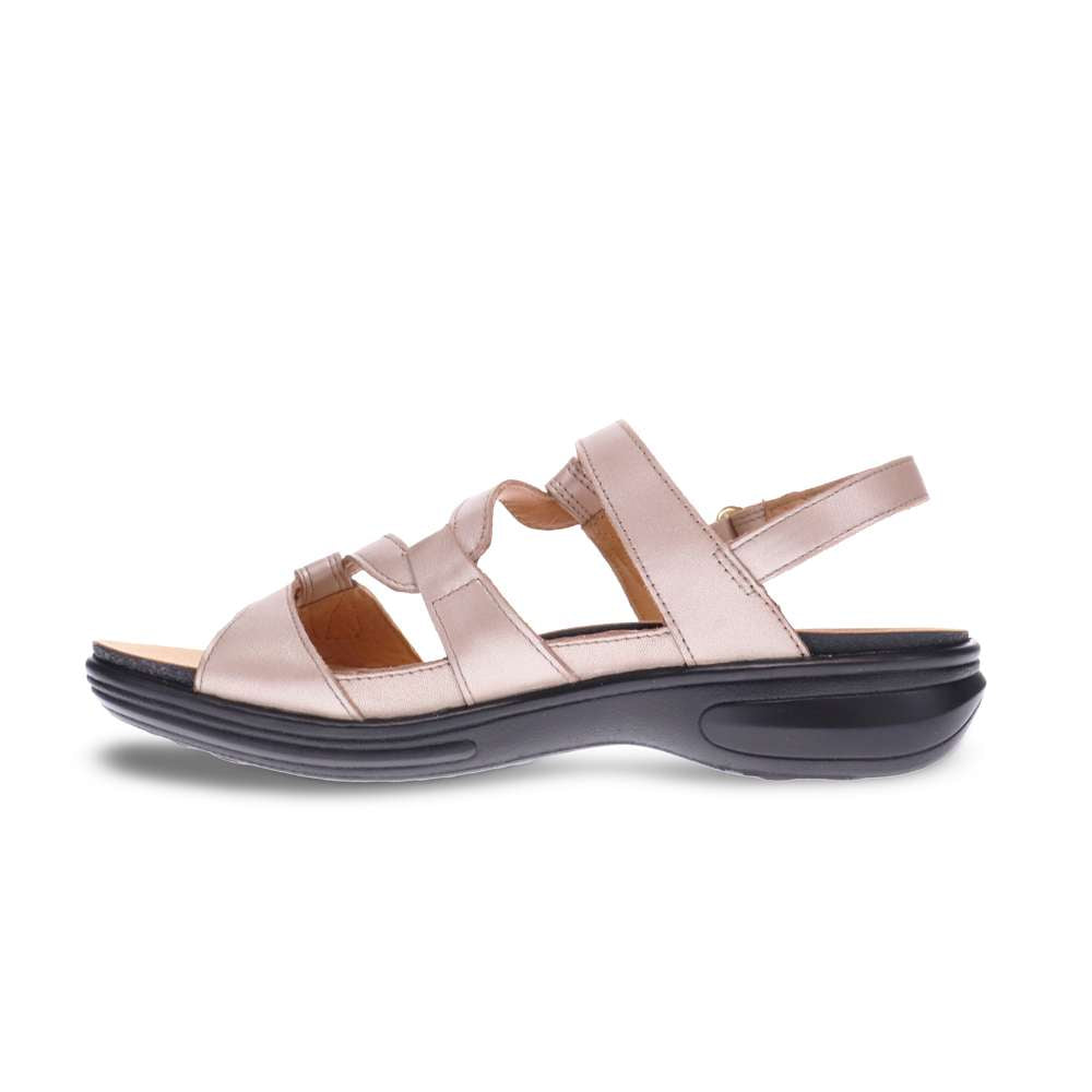 Miami Adjustable Sandal - Champagne