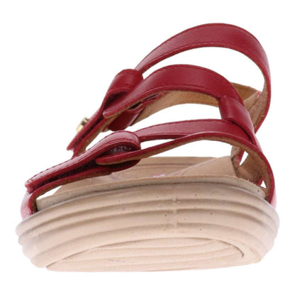 Miami Adjustable Sandal - Ruby Red