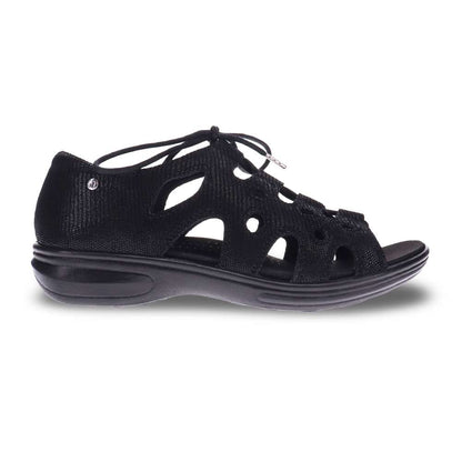 Napier Ghillie Sandal - Black Lizard