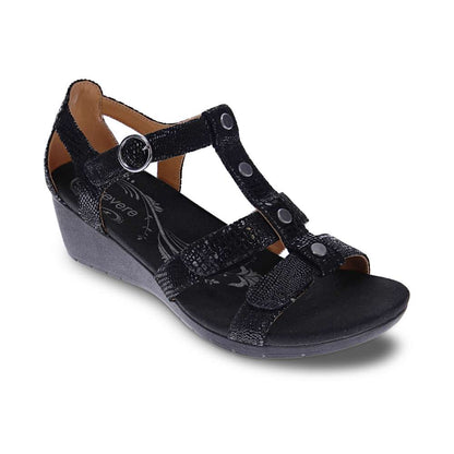 Nassau Wedge - Black Lizard