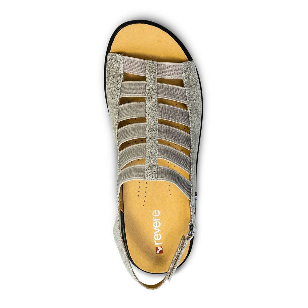 Olympia Elastic Sandal - Gold Wash