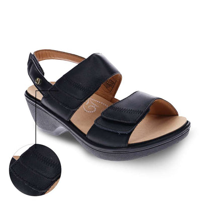 Rosario Wedge - Black French