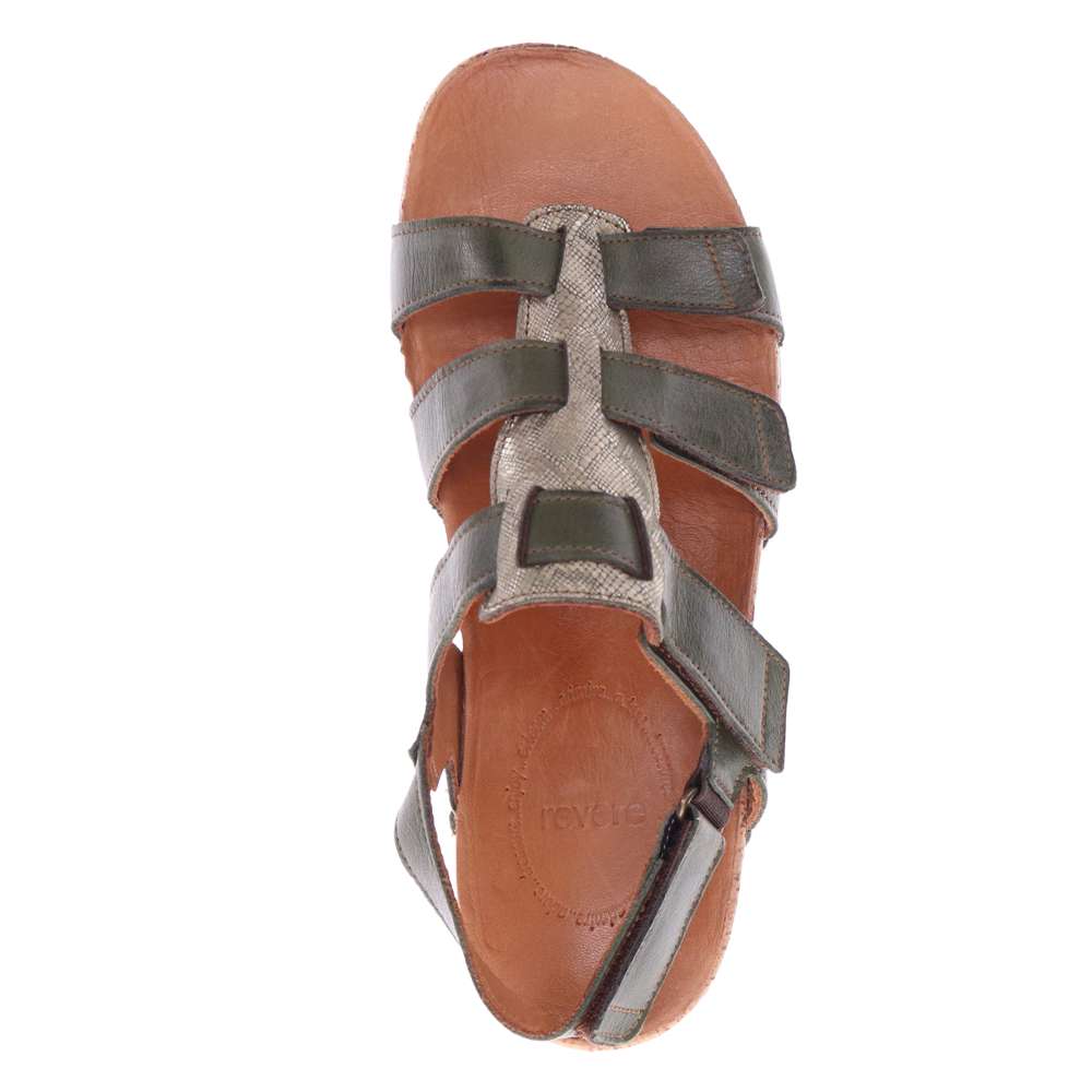 Santorini Gladiator Sandal - Khaki
