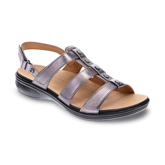 Toledo Backstrap Sandal - Gunmetal