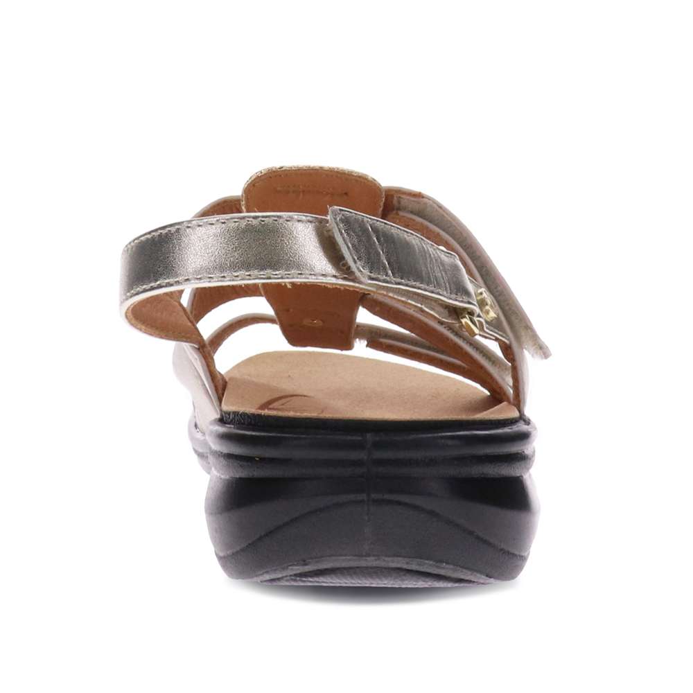 Toledo Backstrap Sandal - Mixed Metallic