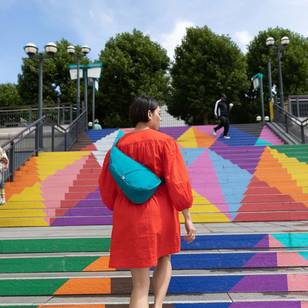 Textured Nylon Backpack Small - Multiple