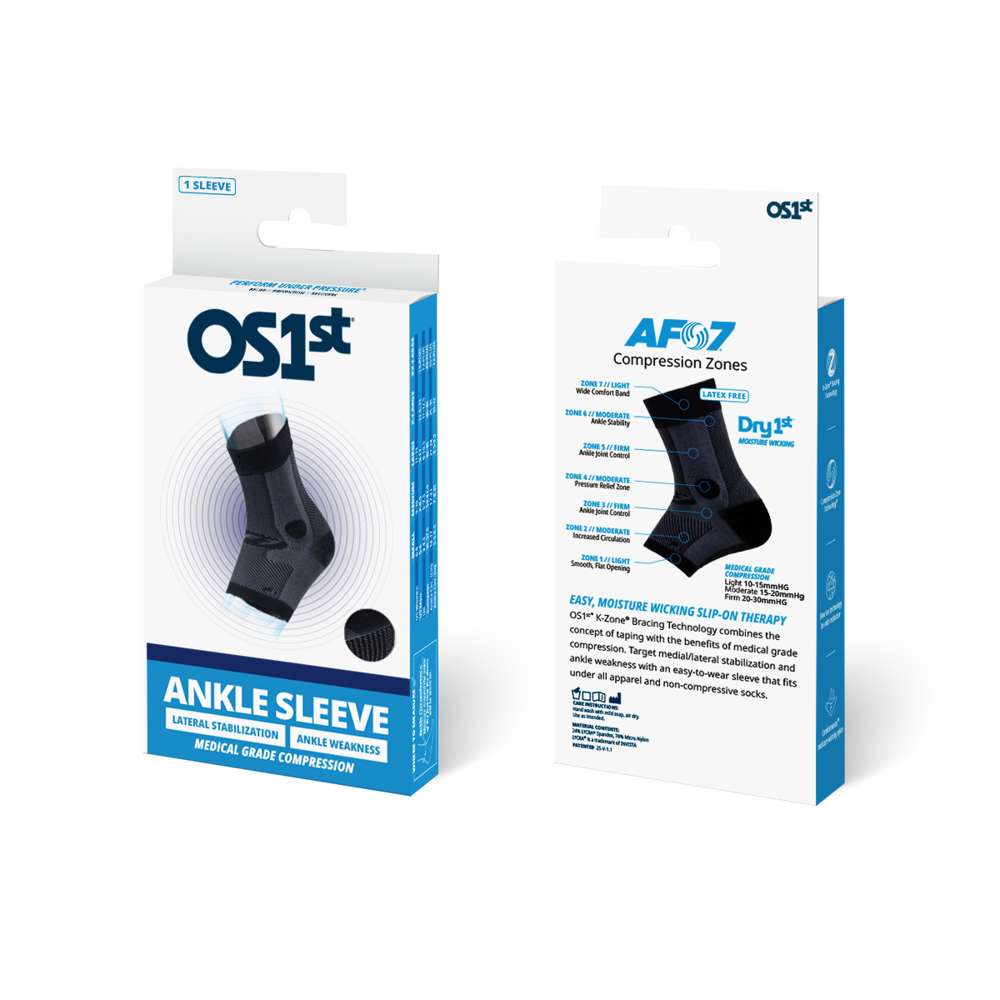 Ankle Bracing System Left (AF7) - Black