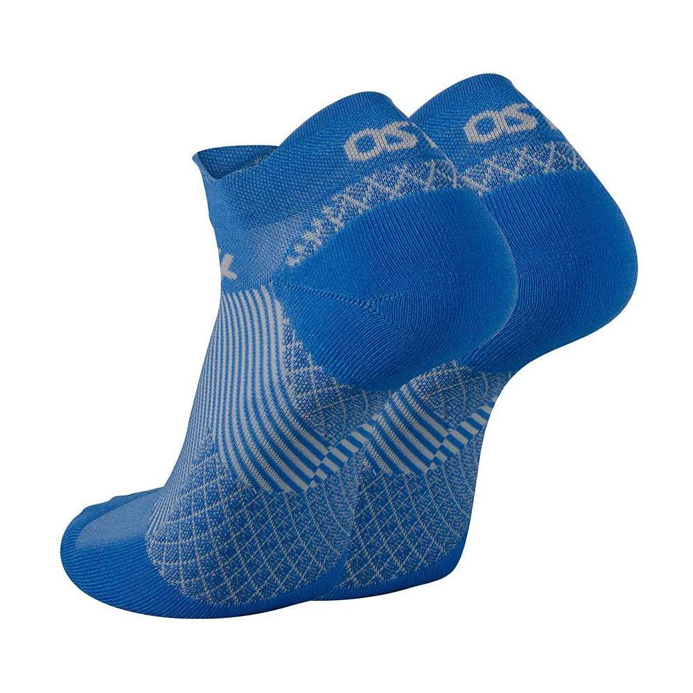No Show Plantar Fasciitis Compression Socks (FS4) - Blue