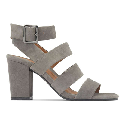 Blaire Heeled Sandal - Charcoal