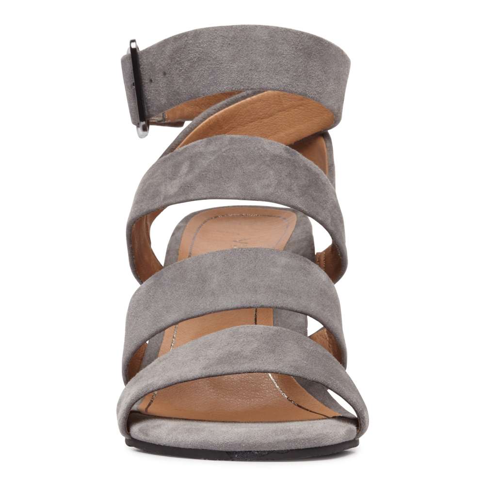 Blaire Heeled Sandal - Charcoal