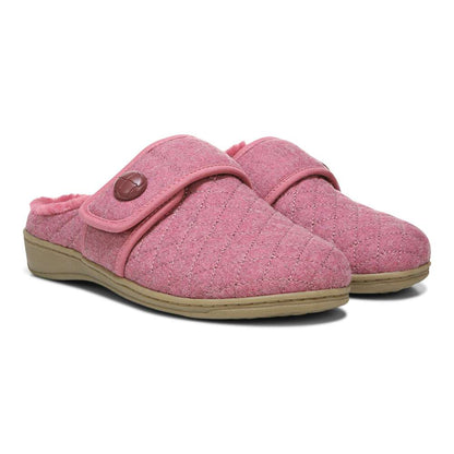 Carlin Mule Slipper - Rhubarb
