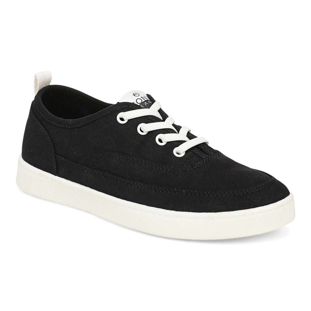 Cyan Casual Slip-On Sneaker - Black