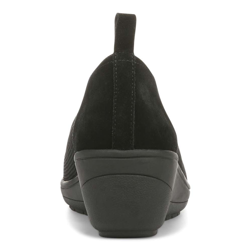 Jacey Knit Wedge - Black