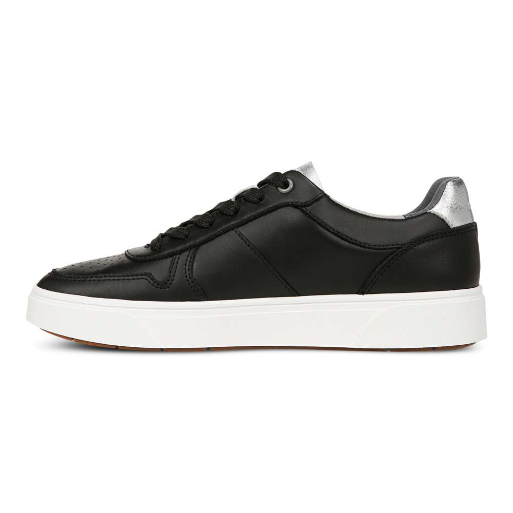 Kimmie Court Sneaker - Black Silver