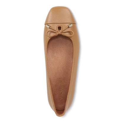 Klara Flat - Camel Leather