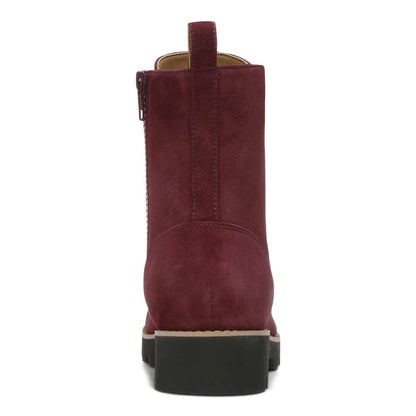 Lani Lace-Up Boot - Wine