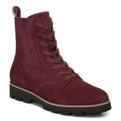 Lani Lace-Up Boot - Wine