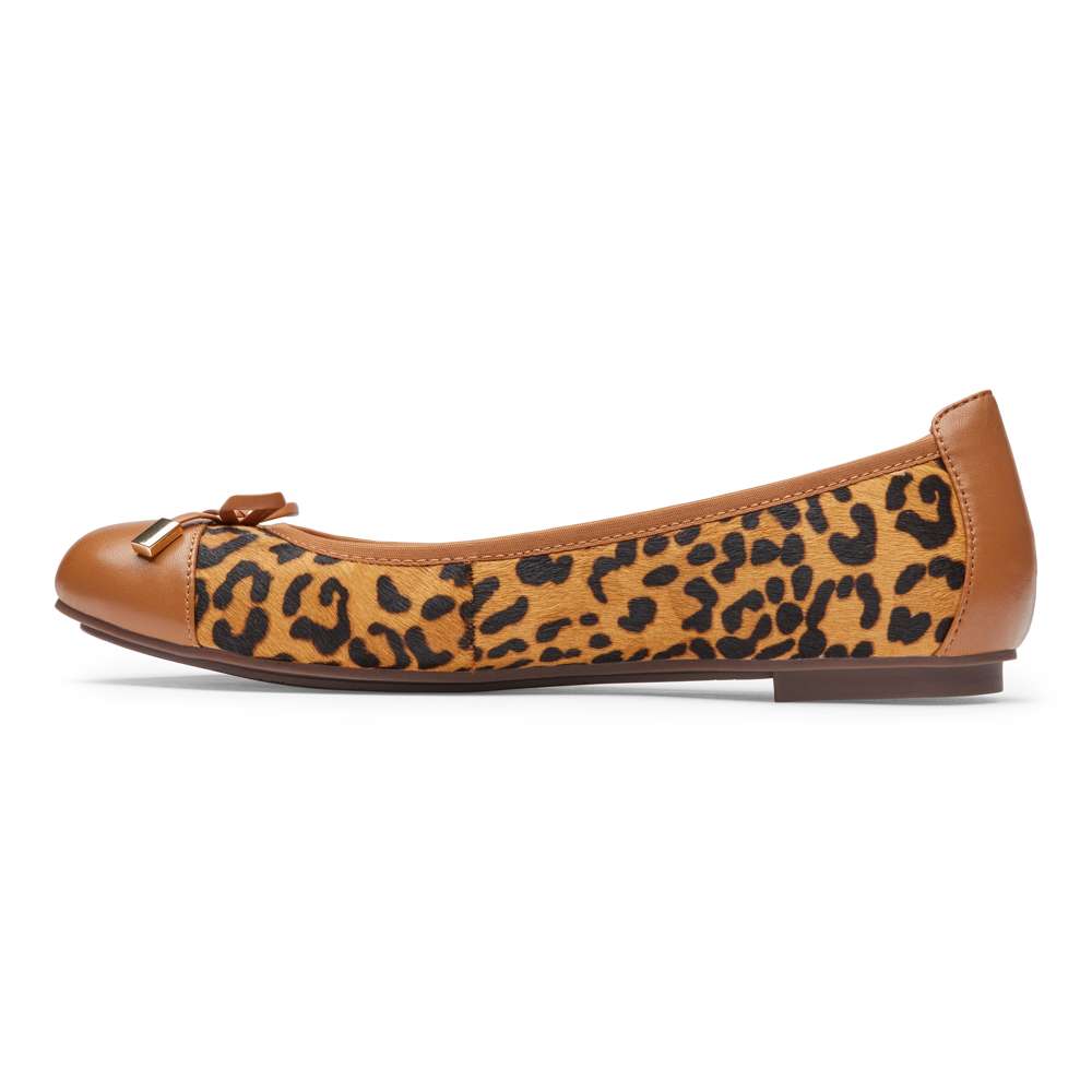 Minna Ballet Flat - Tan Leopard