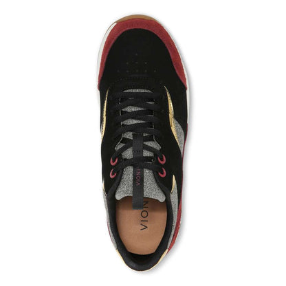 Nova Casual Sneaker - Black/Shiraz