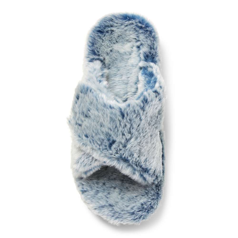 Relax Plush Slipper - Indigo