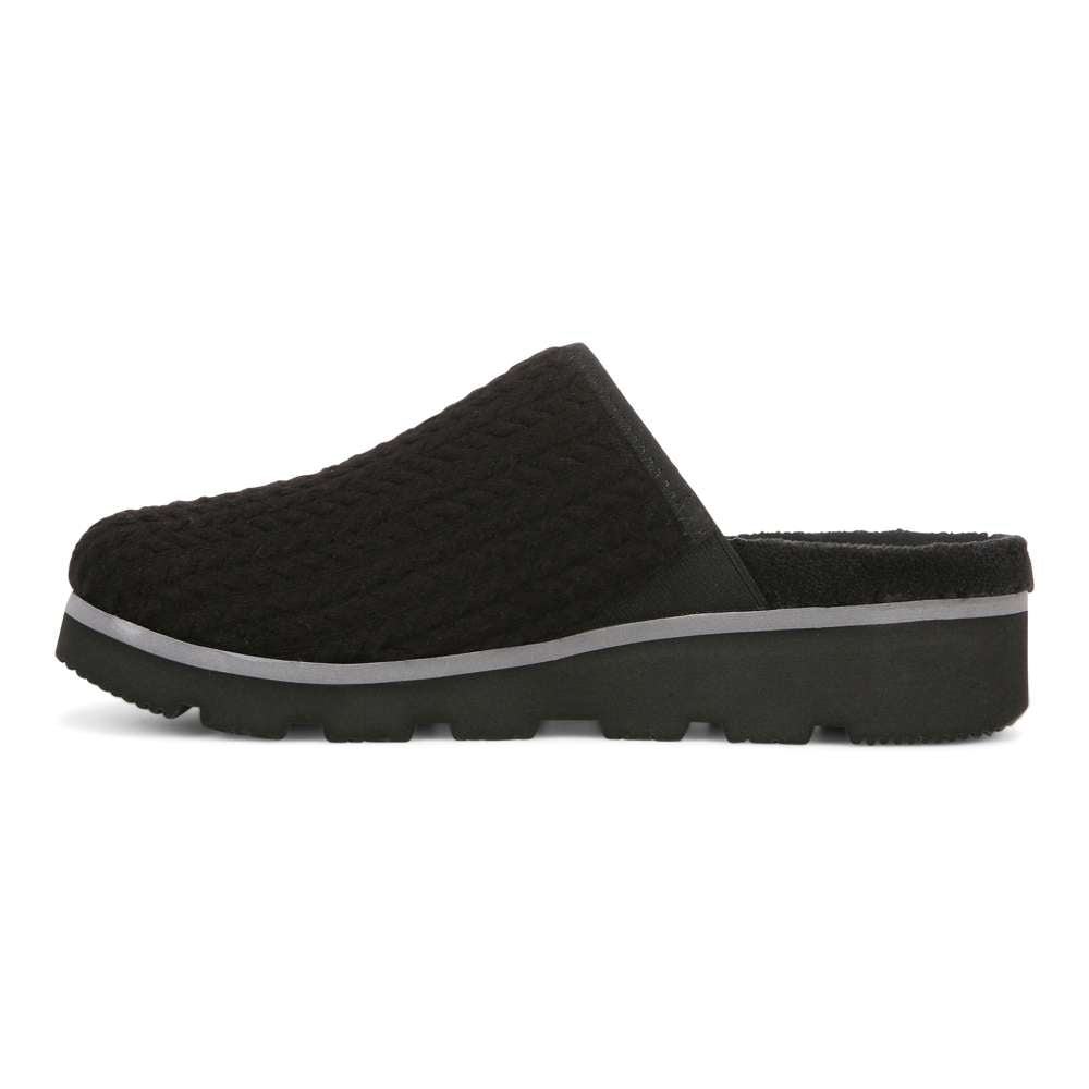 Sakura Mule Slipper - Black
