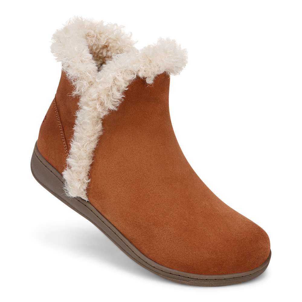Unwind Bootie Slipper - Tan