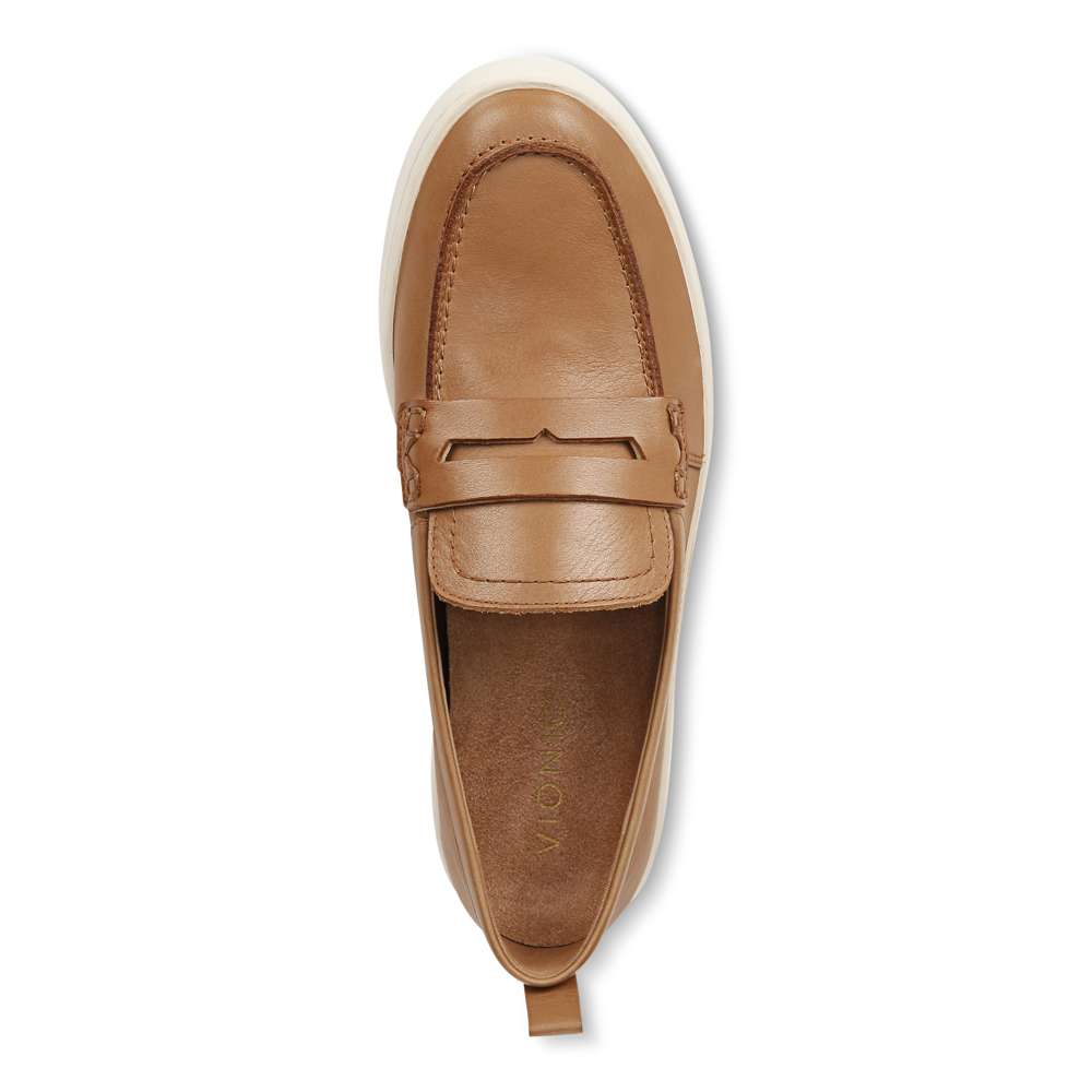 Uptown Loafer - Camel Leather