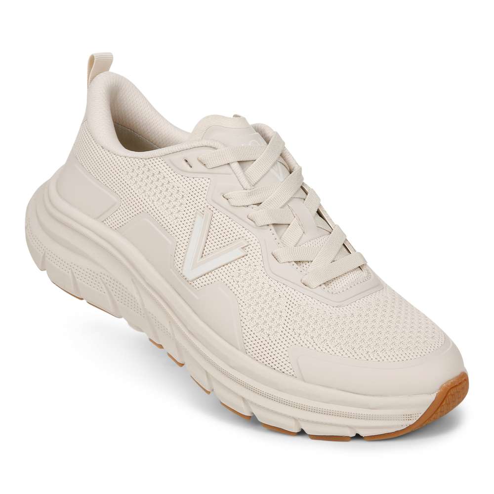 Walk Max Lace Up Sneaker - Cream