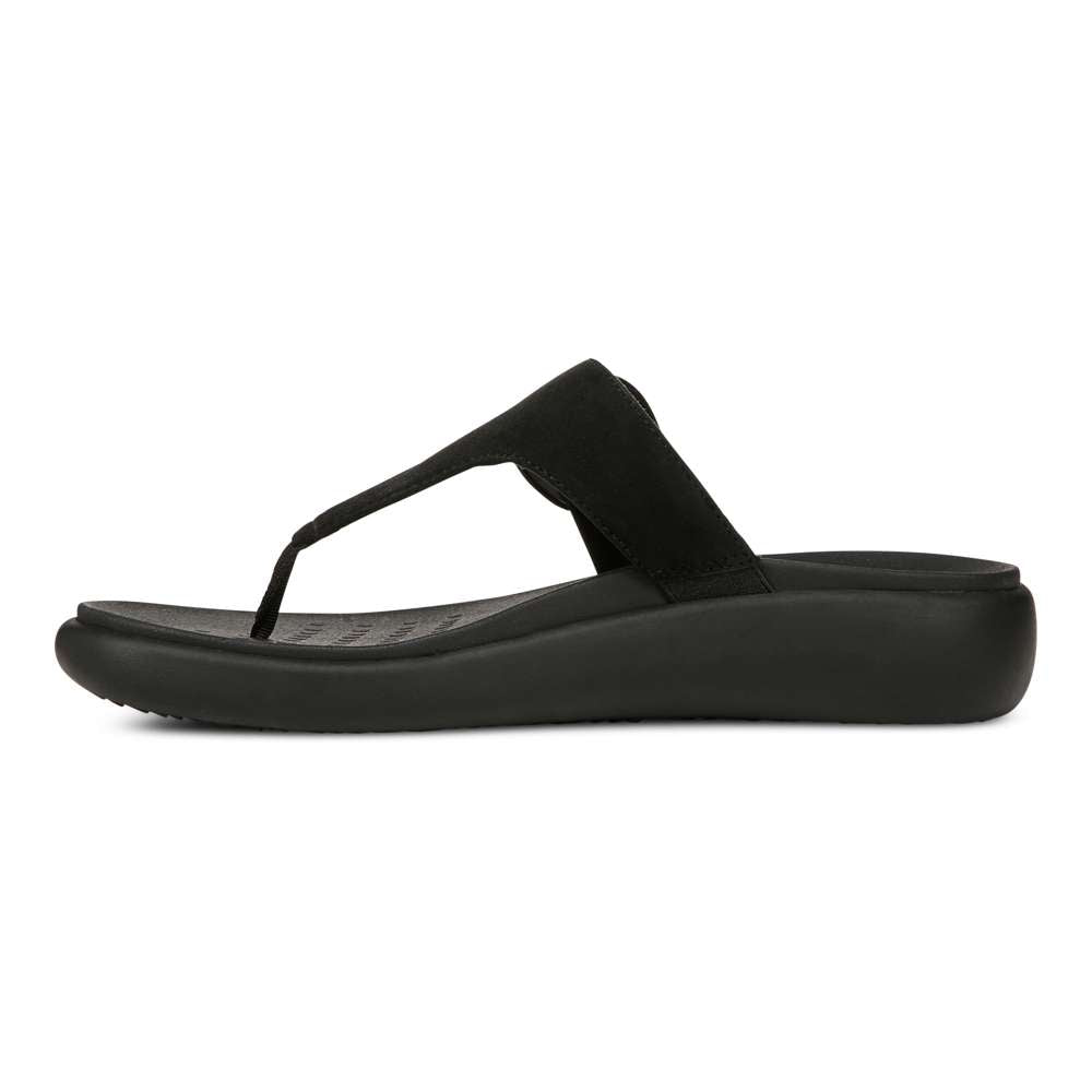 Activate Recovery Sandal - Black Suede